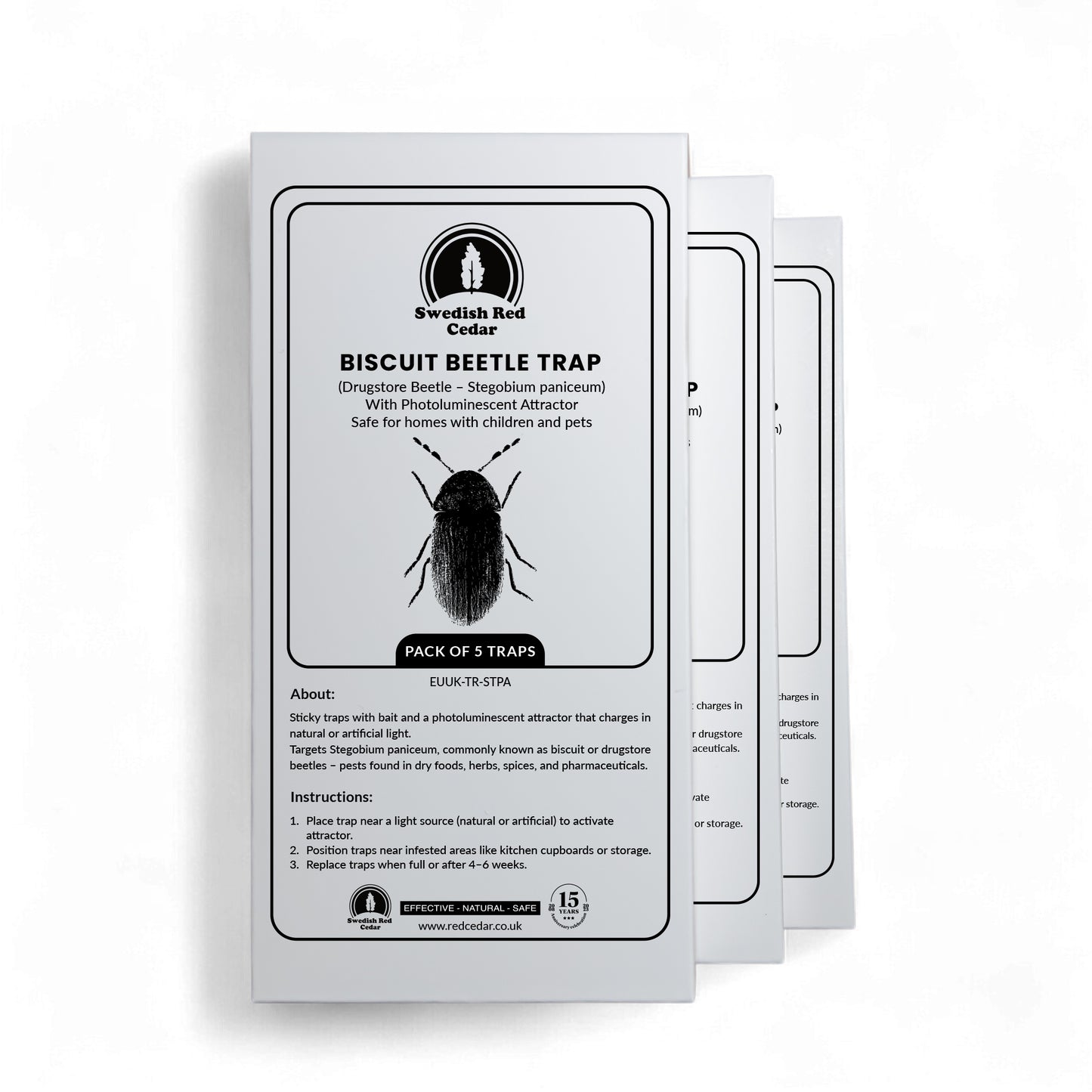 Biscuit Beetle Trap (Drugstore Beetle) - 5 Traps