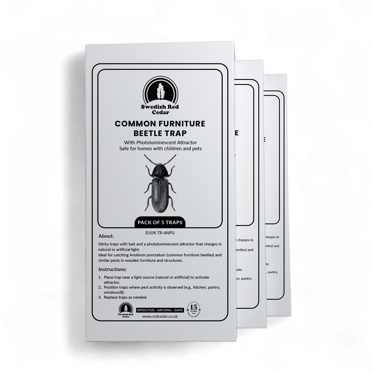 Common Furniture Beetle Trap - 5 Traps