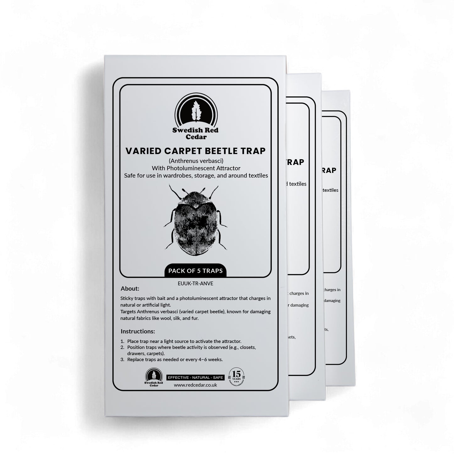 Varied Carpet Beetle Trap - 5 Traps (Premium)