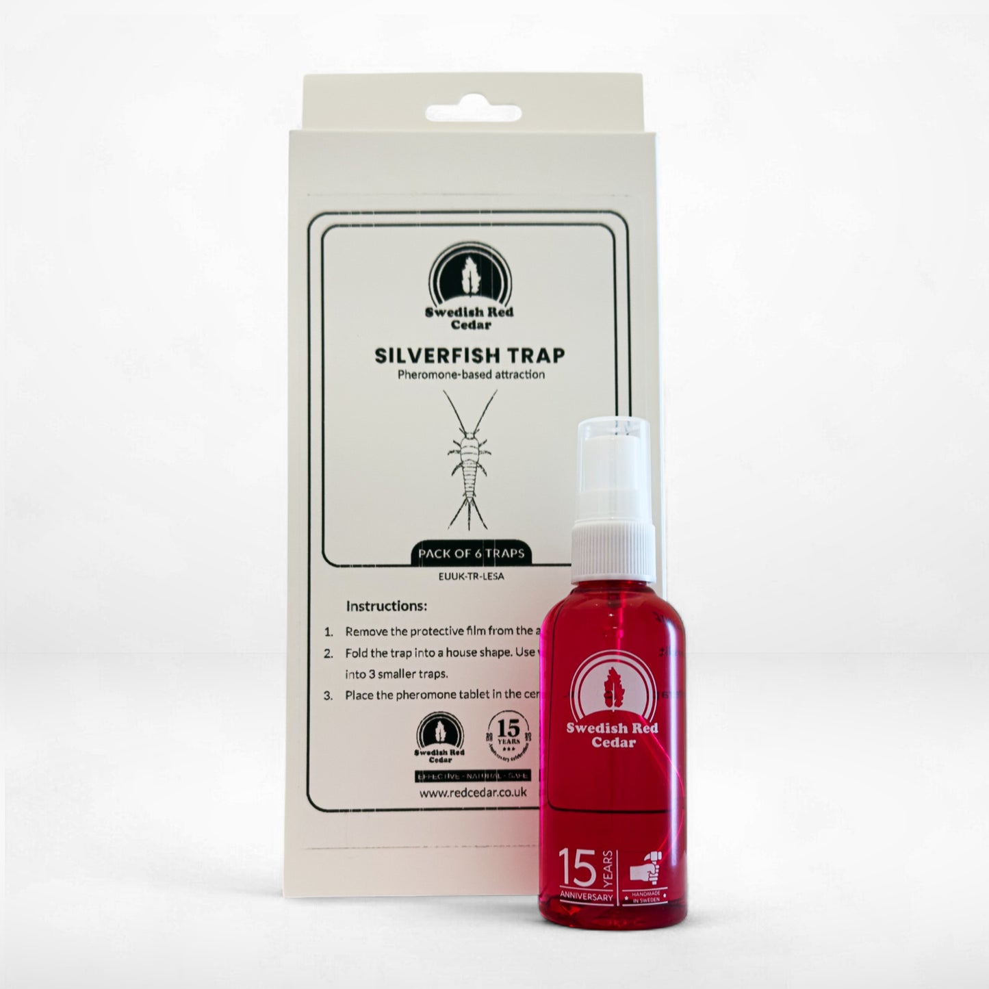 Silverfish Extermination Bundle (Spray & Traps)