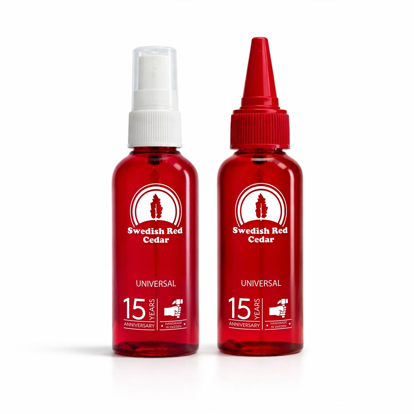 Swedish red cedar oil spray and drop bottles 85ml
