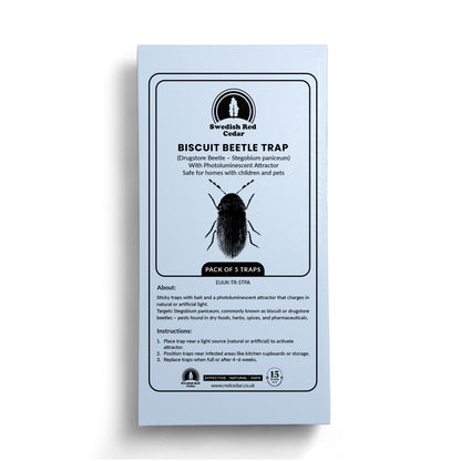 Biscuit Beetle Trap (Drugstore Beetle) - 5 Traps