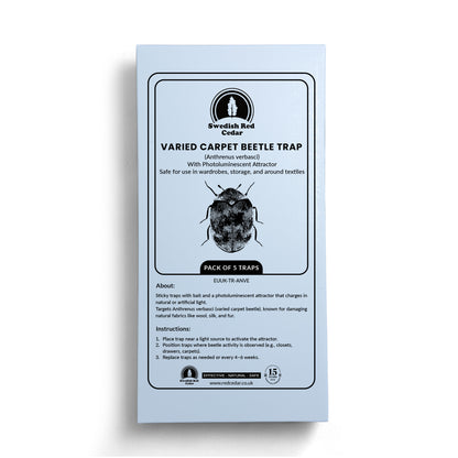 Varied Carpet Beetle Trap - 5 Traps (Premium)