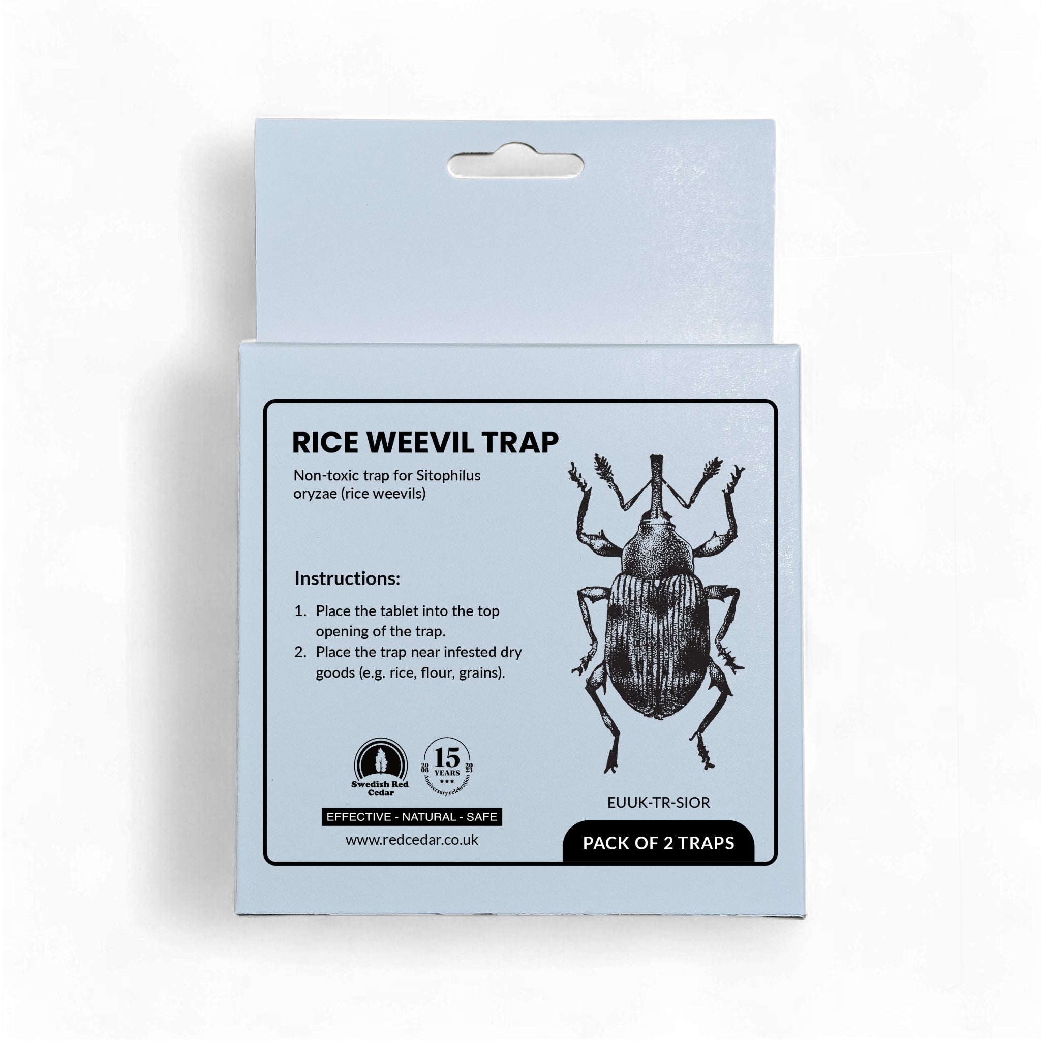 Rice Weevil Trap 2 Traps Non Toxic Food Storage Protection rice-weevil-trap-2-traps-non-toxic-food-storage-protection