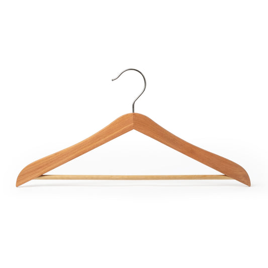 Cedarwood Clothes Hanger with Trouser Bar
