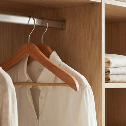 Cedarwood Clothes Hanger with Trouser Bar
