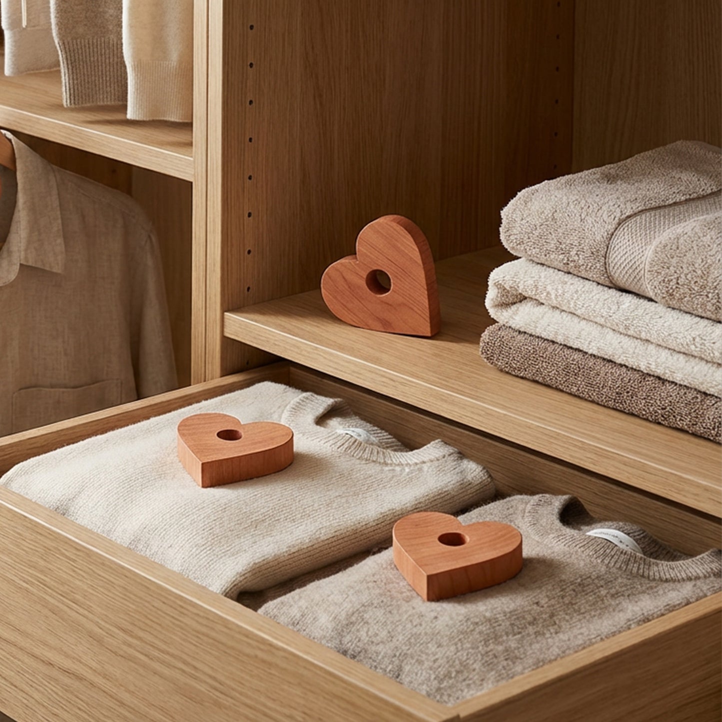 Cedarwood Hearts – Extra Thick (6 Pieces)